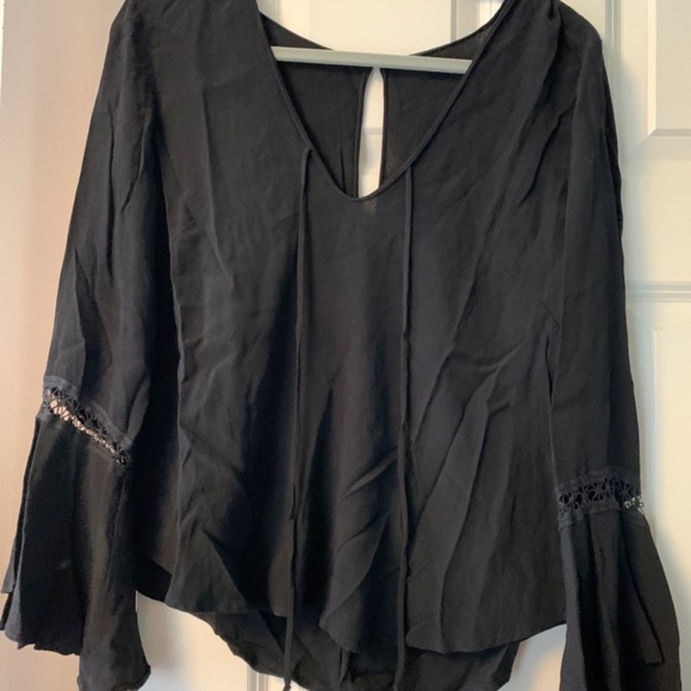 Nordstrom Black Blouse